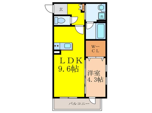 エルパシオン吹田泉町の物件間取画像